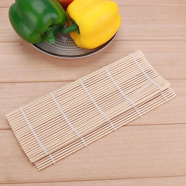 DIY JAPANESE SUSHI Rice Hand Roll Maker Bamboo Material Rolling Mat