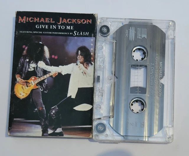 MICHAEL JACKSON WITH Slash Give in to me Cassette 21.90 PicClick AU