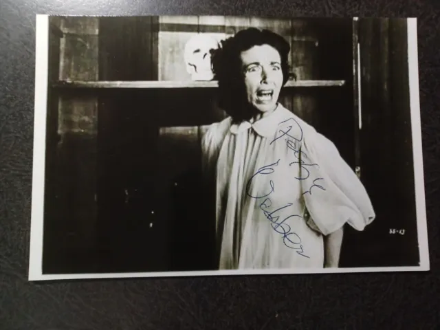 PEGGY WEBBER Hand Signed Autograph 4X6 PHOTO - 1950's ACTRESS  - SCREAMING SKULL