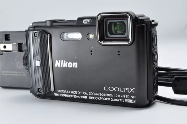 Nikon COOLPIX AW130 16.0MP Compact Digital Camera Black From Japan By DHL #0095