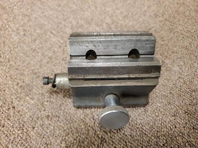 Machinist tool, v-block, tool holder, stamp holder, 3" long x 3" wide x 2 3/8" H