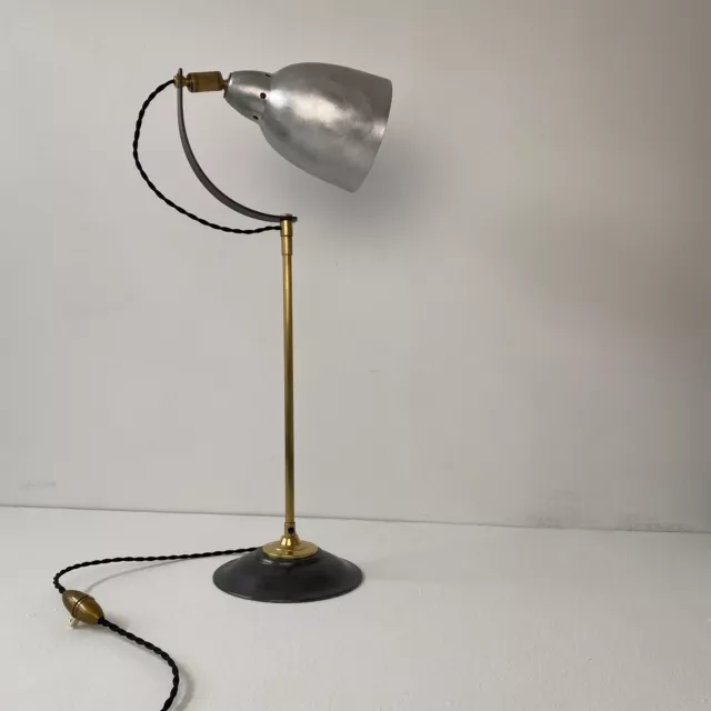 ANCIENNE LAMPE D’ATELIER INDUSTRIEL 1950 Old French Lamp