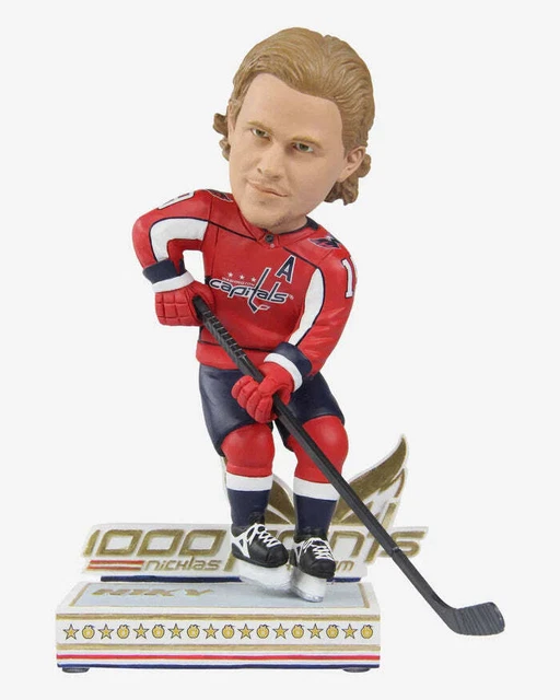 Nicklas Backstrom Washington Capitals 1,000 Points Bobblehead NHL Hockey