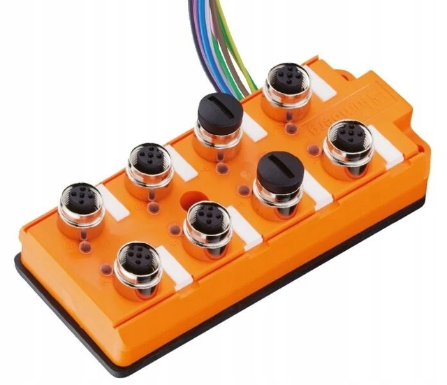 ASB 8/LED 5-4/1,5 m Konzentrator 8 Steckdosen Einzeldrähte 1,5 m / #8 Q14W 4650