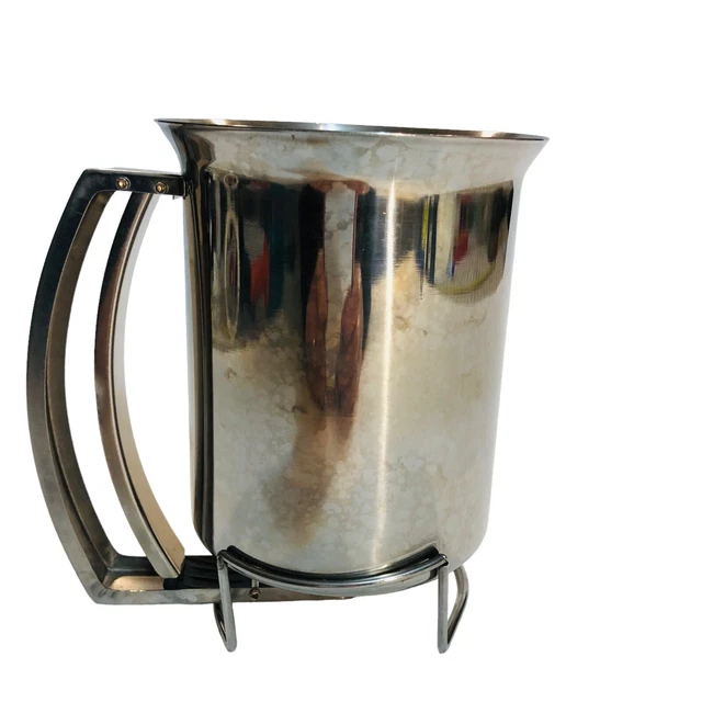 Batter Dispenser Pancake Cakes Muffins Stainless Steel Holds 3 Cups of Batter