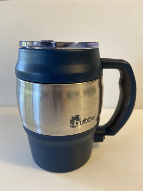 Blue Bubba 20 oz. Insulated Thermos Travel Mug 5.75 in Tall c/w Clear Cap