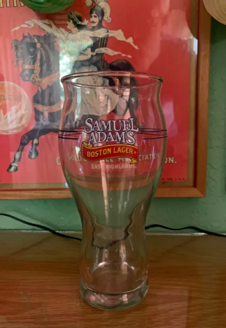 SAMUEL ADAMS Boston Lager "FOR THE LOVE OF BEER" 16 oz. glass