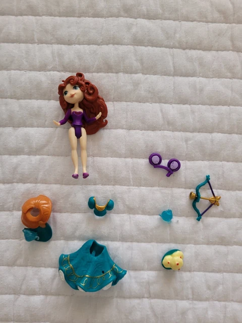 DISNEY PRINCESS MERIDA Mini DOLL Clip On Accessories Rare Sold Out ...