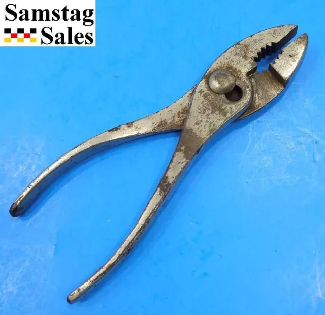 Vintage Kraeuter USA 16-6 Slip Joint Pliers with Decorative Handles 6-7/16" Long