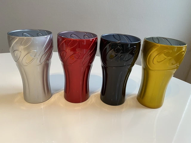Lot De 2 Verres Collector Coca-Cola Italia 90 - Édition Années 90 - Neufs