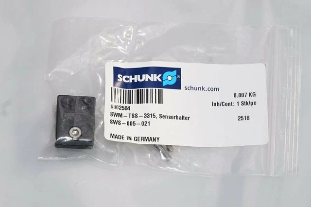 SCHUNK 0302584 SWM-TSS-3315, Automatique Du SWS-005-021 Scellé, Neuf