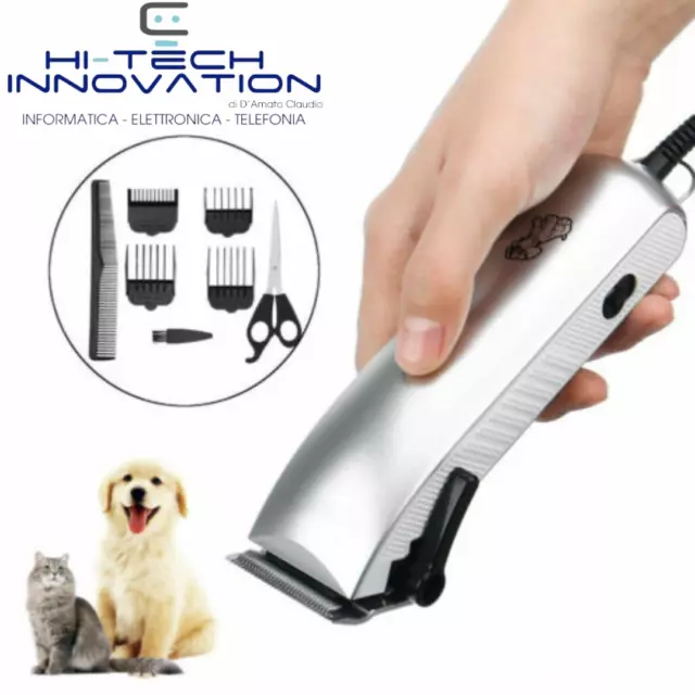 Tosatrice Per Cani Kit Professionale Toelettatura Gatti Animali Pet Tosatore