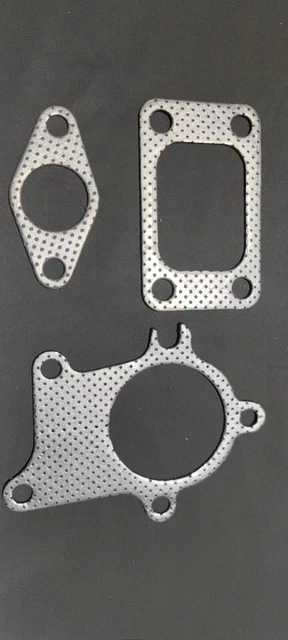 2x 2.5" I.D.SS 4 Bolt Turbo Flange To Exhaust Manifold Gasket For GT S – Boost Monkey - View #3