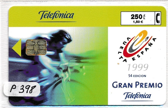 Scheda Telefonica/Schede Telefoniche Spagna Privee P398 Rif. Esp 5/4 Ciclismo