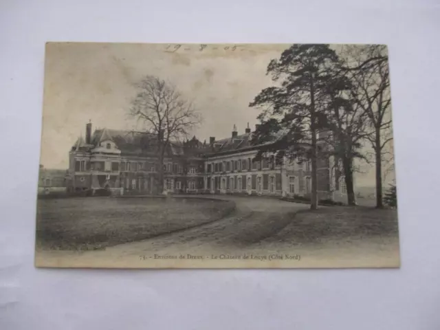 Cpa Eure Et Loir 28 Surroundings De Dreux Le Chateau De Louye North Coast