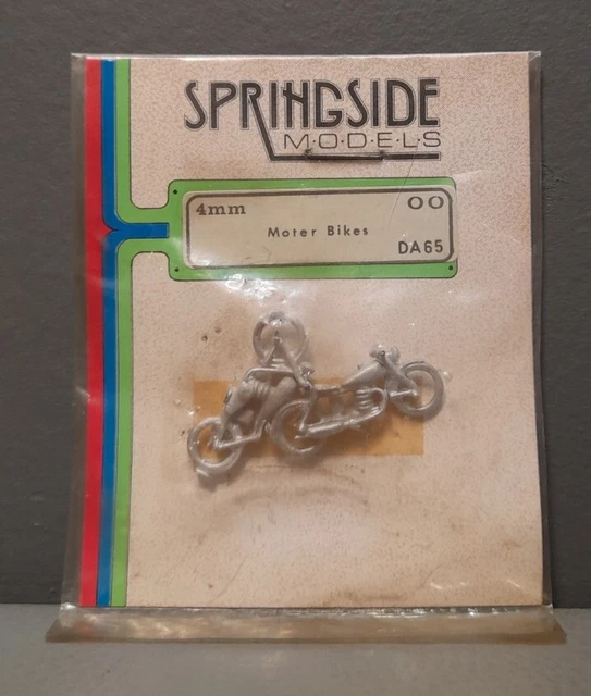 Modelos en miniatura de motocicletas vintage oo 1:76 4 mm x2 Diorama Acc.