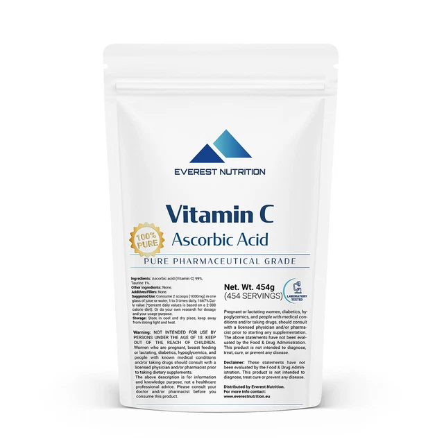 Lot De 10 Kg De Vitamine C (Acide Ascorbique E300) Qualité Alimentaire - Marque Buxtrade