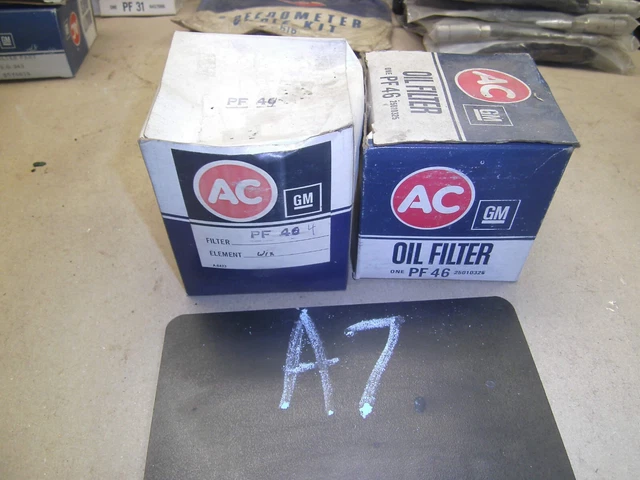 AC Delco/wix PF46 Engine Oil Filter Kit Chevy GMC Cadillac Olds Pontiac 2 pack