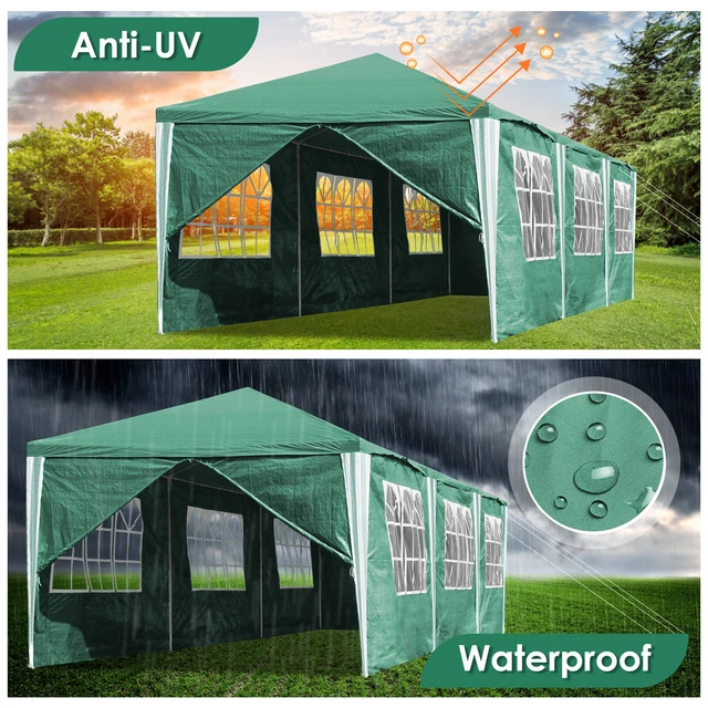 Pavillon Hochzeit Partyzelte Festzelt 3x3-3x9m Partyzelt Sonnenschutz Märkten 11