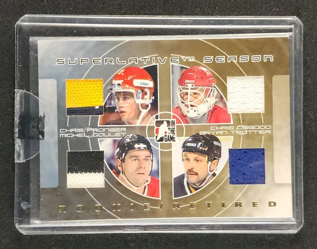 2007 ITG Superlative Gold Pronger Osgood Goulet Trottier quad PATCH 1/1