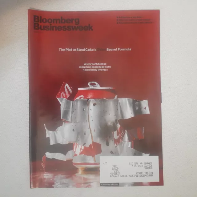 Bloomberg Businessweek Coca-Cola Coke Can Liner Blockchains Cryptocurrency Soda