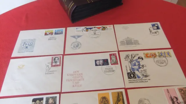 Konvolut 1 Album Selten! 97 St.DDR Ersttagsbriefe FDC Briefmarken Sonderstempel 