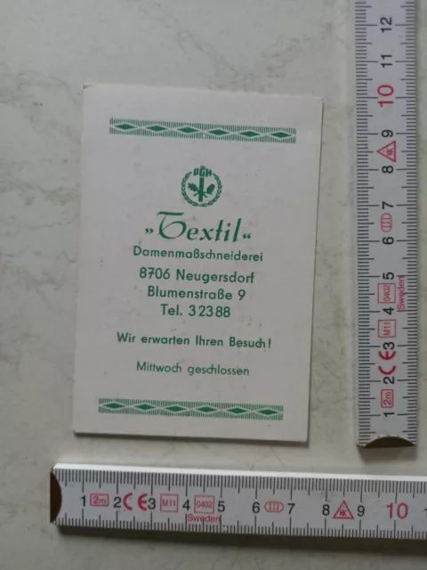 Taschenkalender Textil Neugersdorf aus DDR-Zeiten