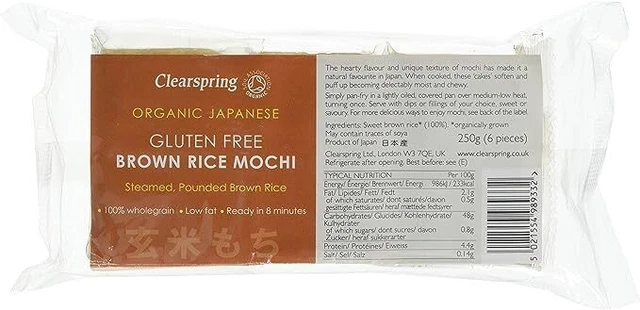 Clearspring Org riso senza glutine B Mochi confezione da 6 g da 250