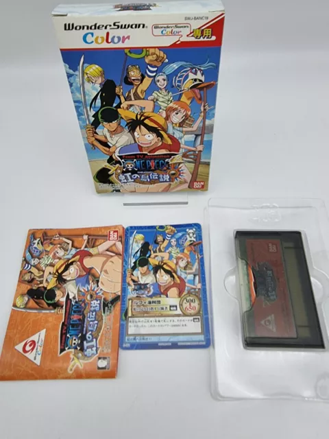 One piece Niji Doesn'T Shima Densetsu Boxed Wonderswan Colour Tested Japan