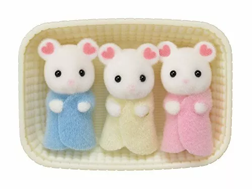 Epoch Marshmallow Maus Triplets (Sylvanian Families) Neu Von Japan