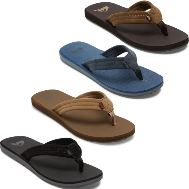 Men Flip Flops PU Leather Thong Sandals Comfy Beach Shoes Summer Holiday  Casual 