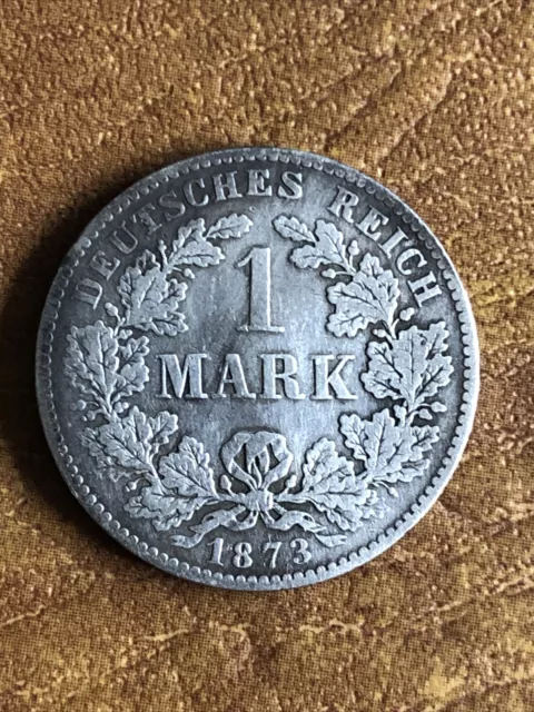 1 Mark Kaiserreich 1873 B SS kleiner Adler