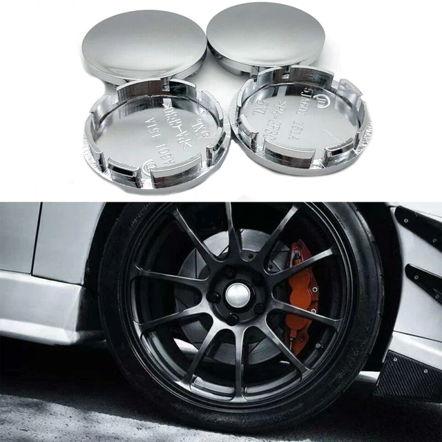 4Pcs,ABS Chrome 56mm,Car Wheel Center Cap Hub Tyre Rim Hub Cap Cover/Universal