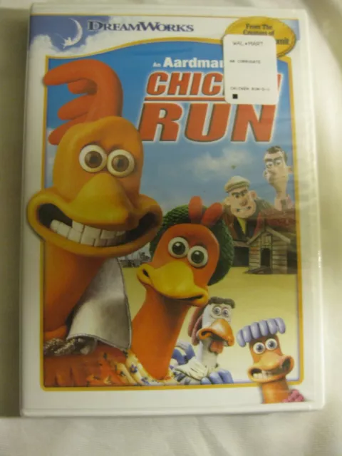 CHICKEN RUN DVD Dreamworks from the creators of Wallace and Gromit Mel ...