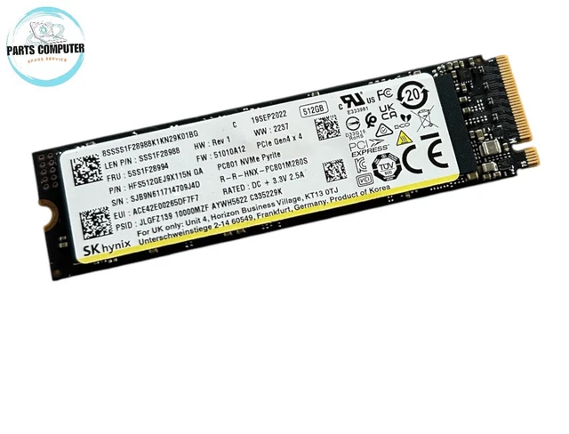 MTFDKBK512QFM-1BD1AABGA - 512GB SSD Module, Gen4x4, NVMe - Foto 7