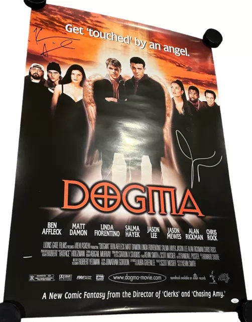 Kevin Smith Jason Mewes Signed Dogma 27x40 Movie Poster Autographed +JSA COA