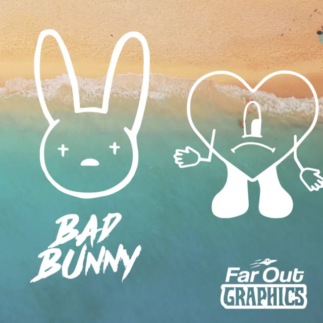 Bad Bunny Vinyl sticker Debit credit card skin – TheOneShop
