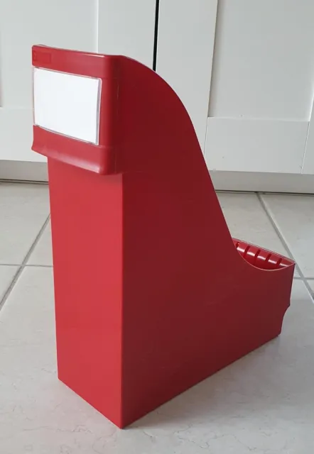 LEITZ Stehsammler aus Kunststoff - DIN A4 - 6 Stück in Rot