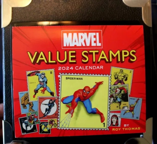 MARVEL VALUE Stamps 2024 Calendar by Roy Thomas * 1974 & 1975