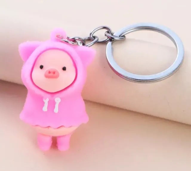 Cute Pig Keyring BNWT