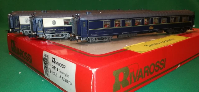 RIVAROSSI Ref 4010 HO - Coffret De 3 Voitures CIWL - RIVAROSSI  Hornby En Id1172