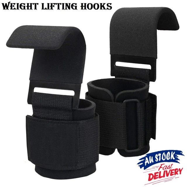Gym Hook Grips Met Verstelbare Riemen - Duurzame Gewichthefriemen Met Haak