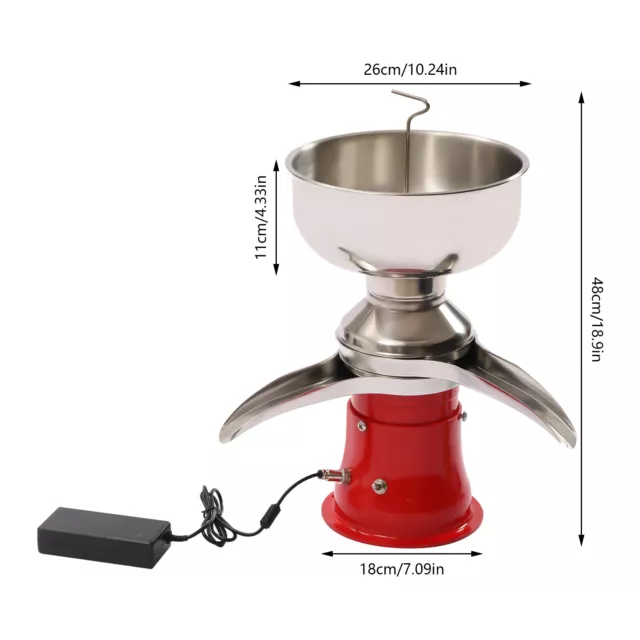 Electric Milk Cream Centrifugal Separator For Goats Milk Skimmer Stainless Steel