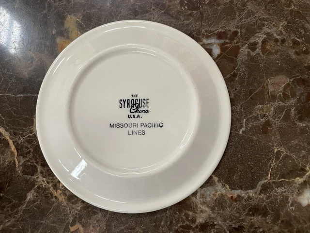 Vintage Missouri Pacific Lines Railroad Syracuse China The Eagle 14