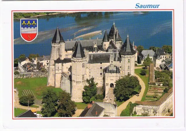 France Postcard Saumur Les Chateaux De La Loire