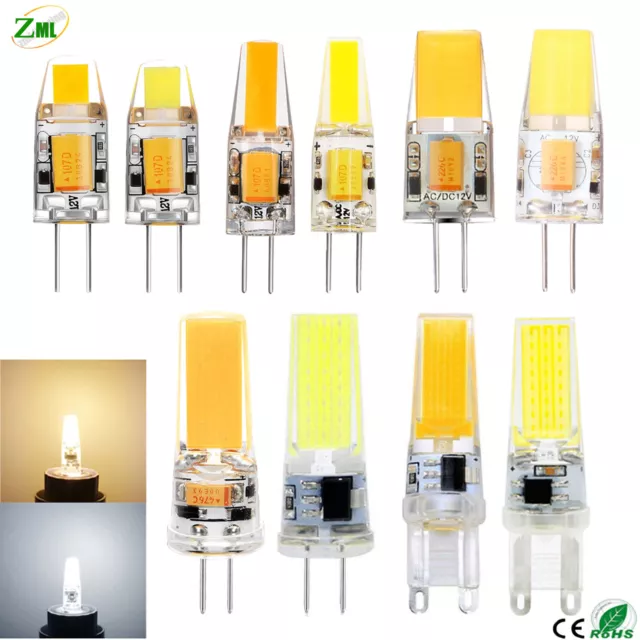 G4 G9 LED COB Birnen 2W 3W 5W 6W Lampen 12V/220V Warmweiß Kaltweiß Leuchtmittel