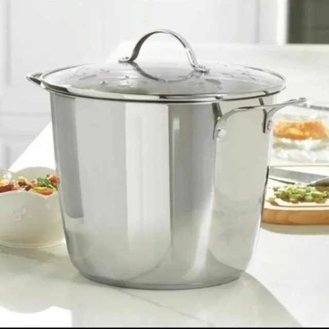 Princess Heritage Stainless Steel Classic 9Qt Stockpot \ Olla de 9 Qt Clasica d