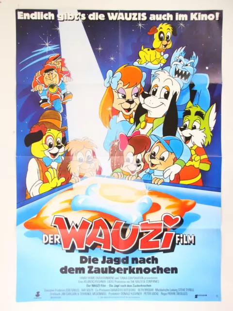 Original Filmposter Filmplakat A1 Der Wauzi Film Die Jagd nach dem Zauber Gut