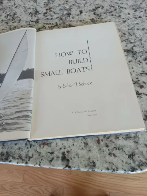 1952 HOW TO BUILD SMALL BOATS Edson I. Schock COMPLETE 12 BUILDING PLANS 3