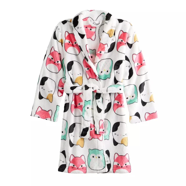 New Original Squishmallows Plush Robe Girls Size 10 Nwt